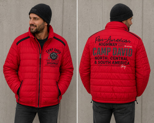 Camp david winterjacke rot - camp,