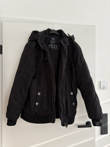 Schwarze herren winterjacke - schwarze,