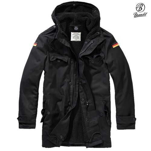 Brandit parka schwarz gr - brandit,