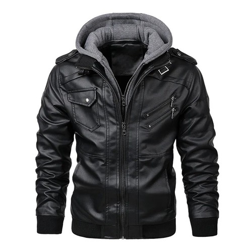 Herren lederjacke mit - herren,